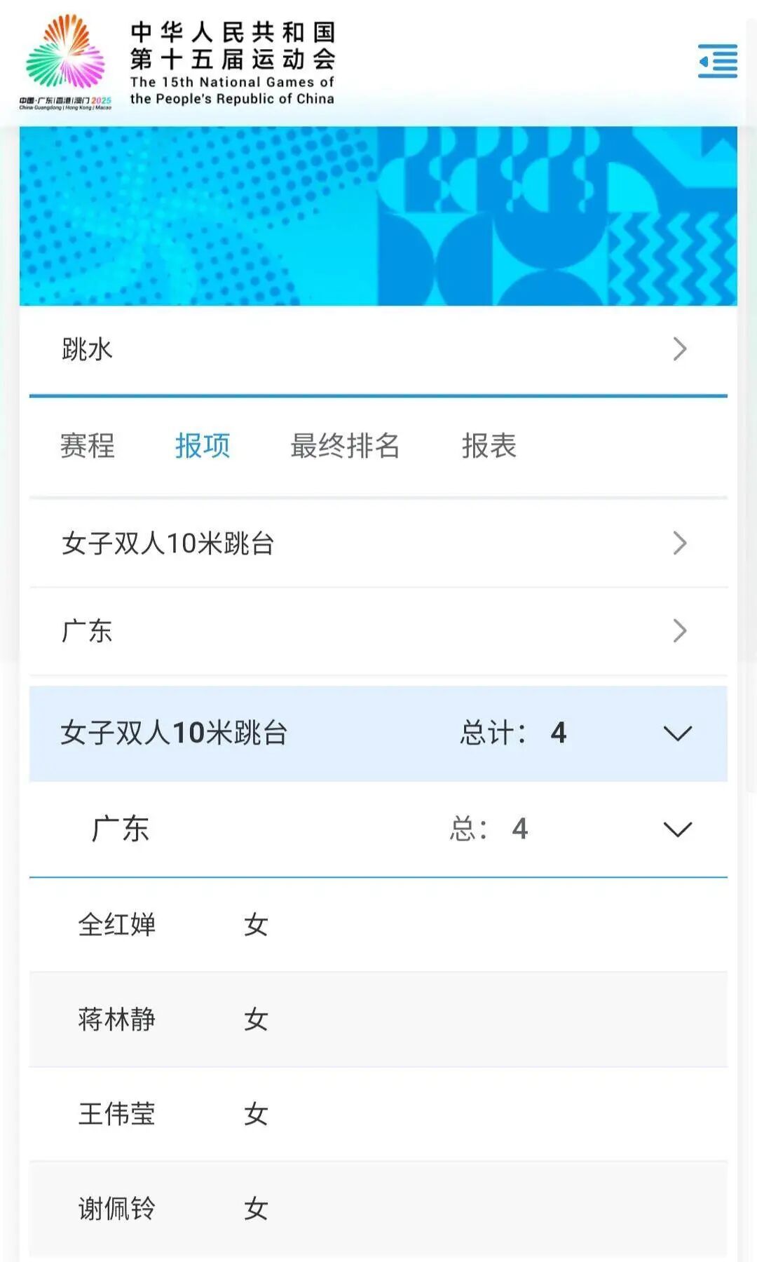 和半决赛, 冠军赛暨全, 广东省代表 和半决赛, 冠军赛暨全, 广东省代表